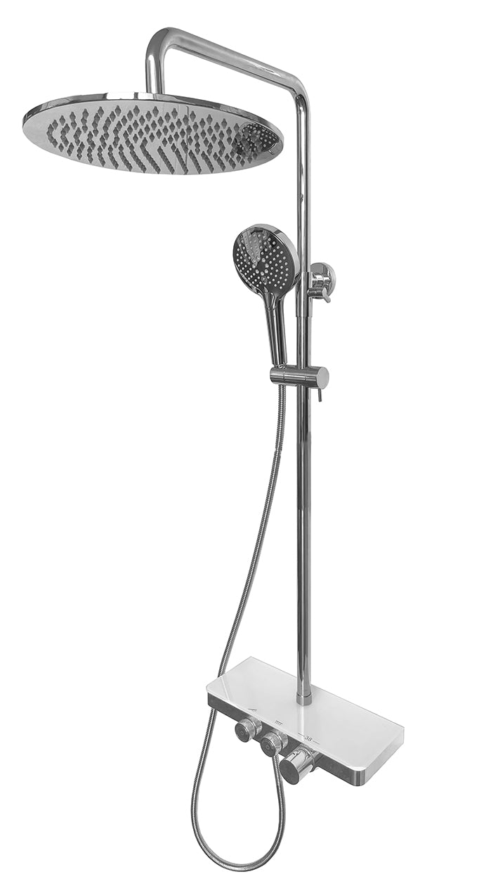 Xellanz Nuovo regendoucheset chroom - productfoto