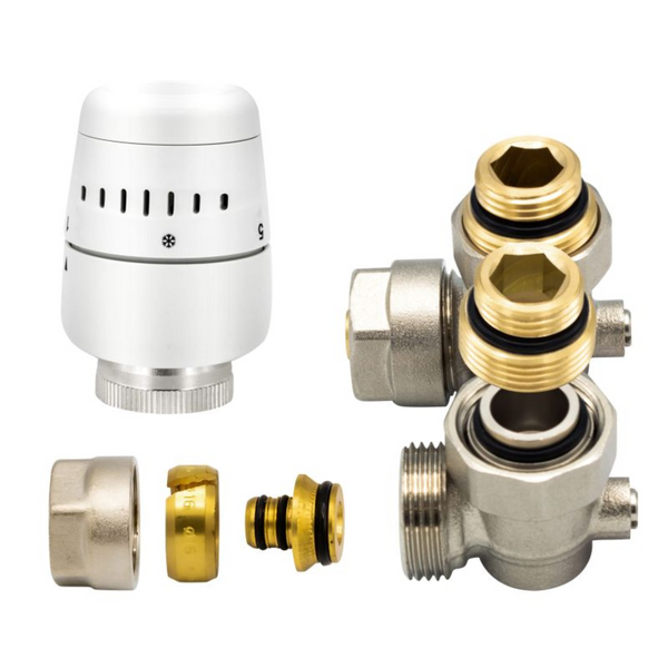 BELRAD H-blok aansluitset voor uitgang muur M30-1/2M-16/2