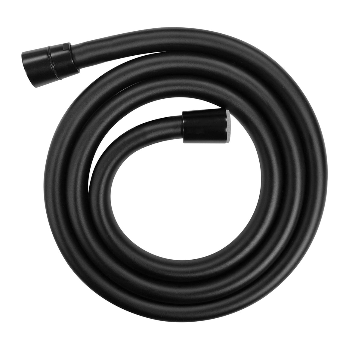 Wiesbaden Caral inbouw badthermostaatset met 2 stopkranen, baduitloop en 3-standen handdouche Mat zwart - productfoto
