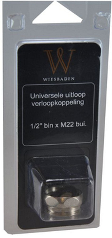 Riko uitloop koppeling 1/2" bin x M22 bui - sfeerbeeld