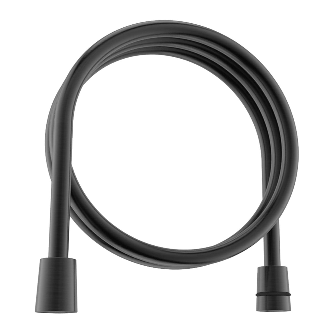 Wiesbaden Caral inbouw badthermostaatset met 2 stopkranen, baduitloop en 3-standen handdouche Gunmetal - productfoto
