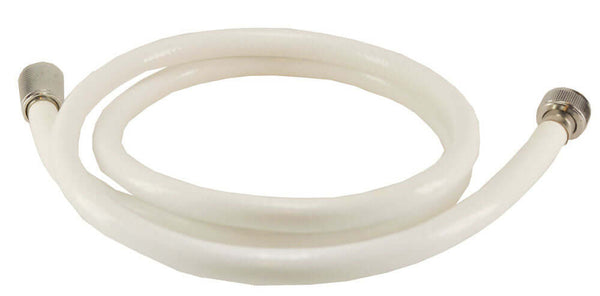 Tuyau de douche PVC 150 cm blanc