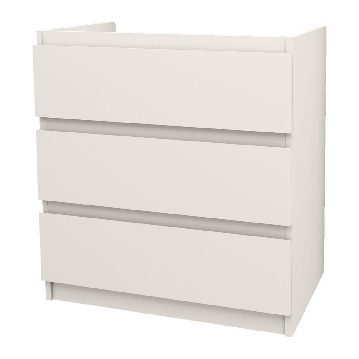 Aloni Jupiter wastafelonderkast – Softclose – Mat wit 80 cm #kleur_mat-wit