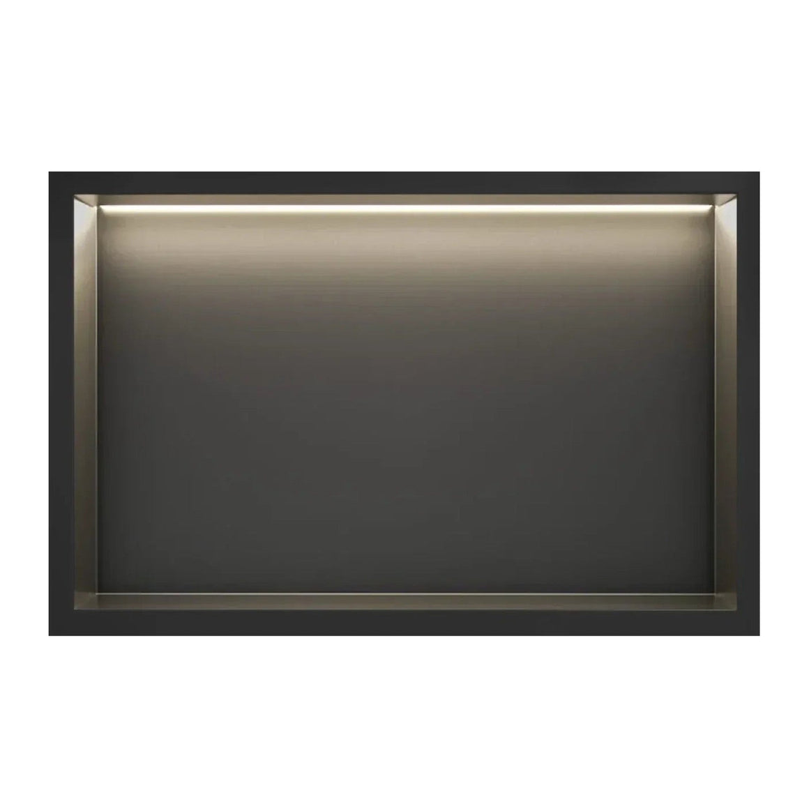 DutchLine Inbouw Nis Met Ledstrip - 300x600 – Mat zwart