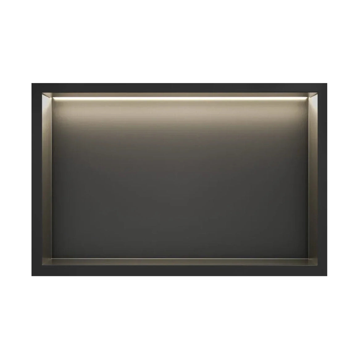 DutchLine Inbouw Nis Met Ledstrip - 300x600 – Mat zwart