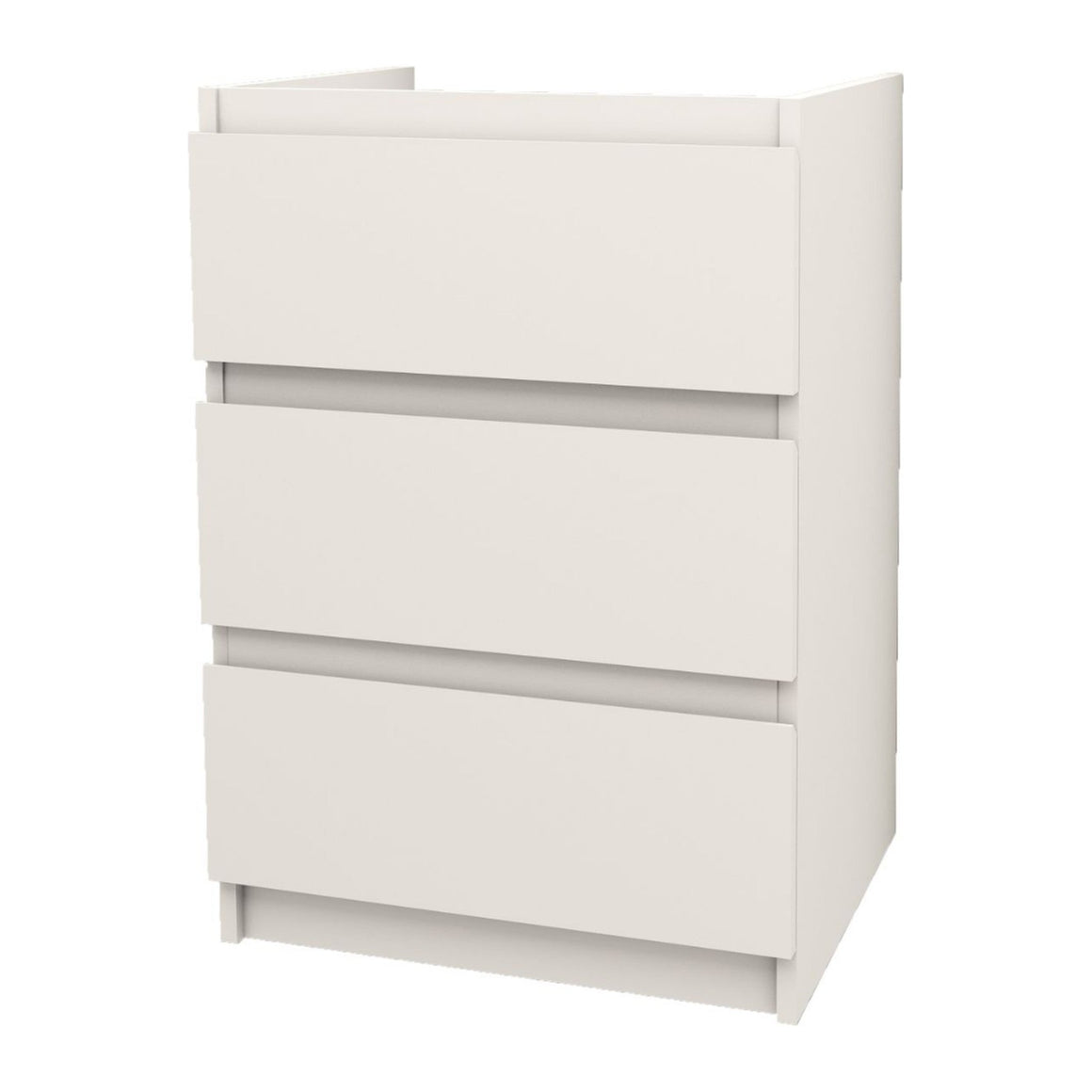 Aloni Jupiter wastafelonderkast – Softclose – Mat wit 60 cm #kleur_mat-wit
