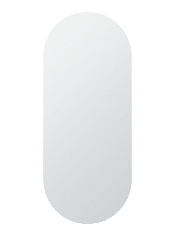 Miroir sans cadre ovale 70 x 30 cm