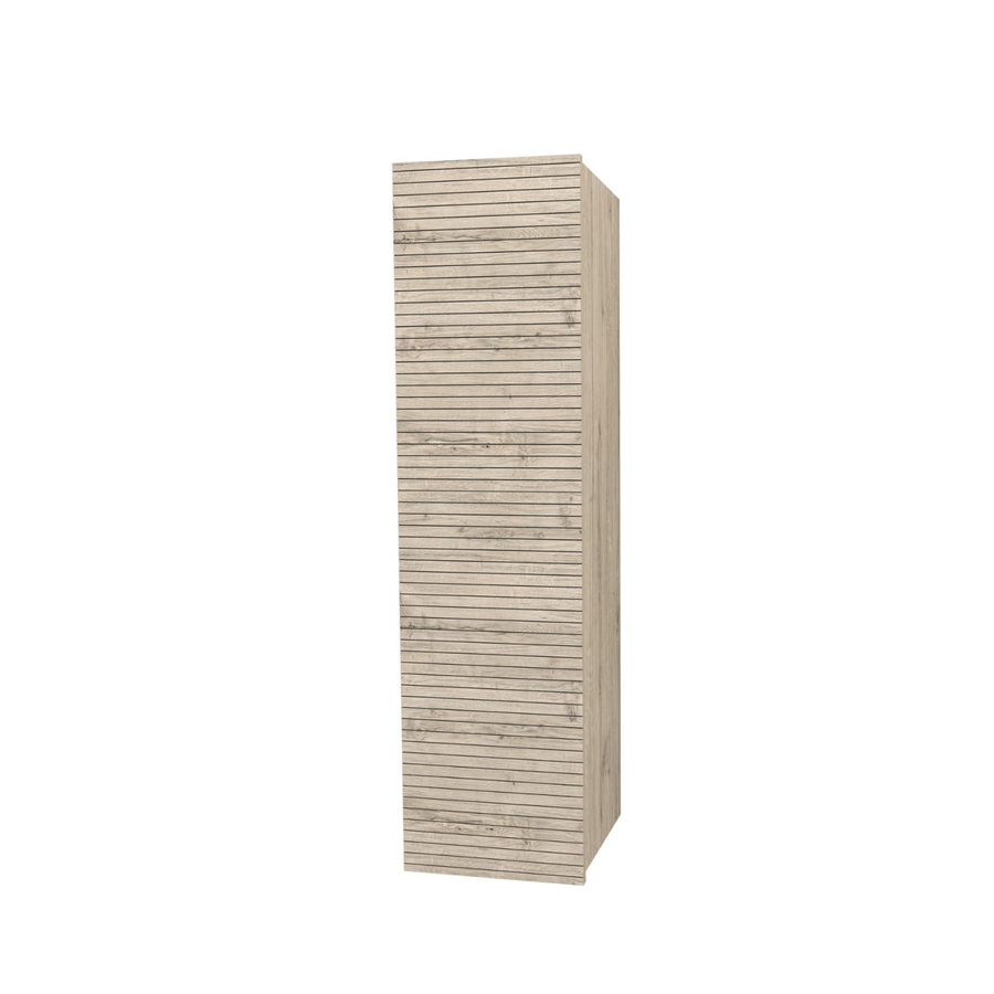 ALONI ELITE hoge badkamerkast – Horizontaal reliëf – Softclose