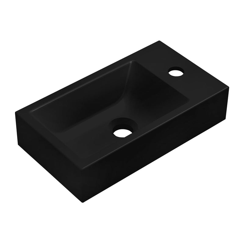 Xellanz Ribbella fontein omkeerbaar 40 x 22 x 9 cm composiet mat zwart - productfoto