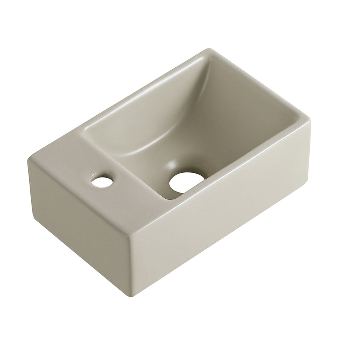 Wiesbaden Rhea XXS fontein keramiek beige Links - productfoto