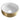 Wiesbaden Wiesbaden mondri waskom rond glans wit/geborsteld goud - productfoto