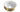Wiesbaden Wiesbaden mondri waskom rond glans wit/geborsteld goud - productfoto