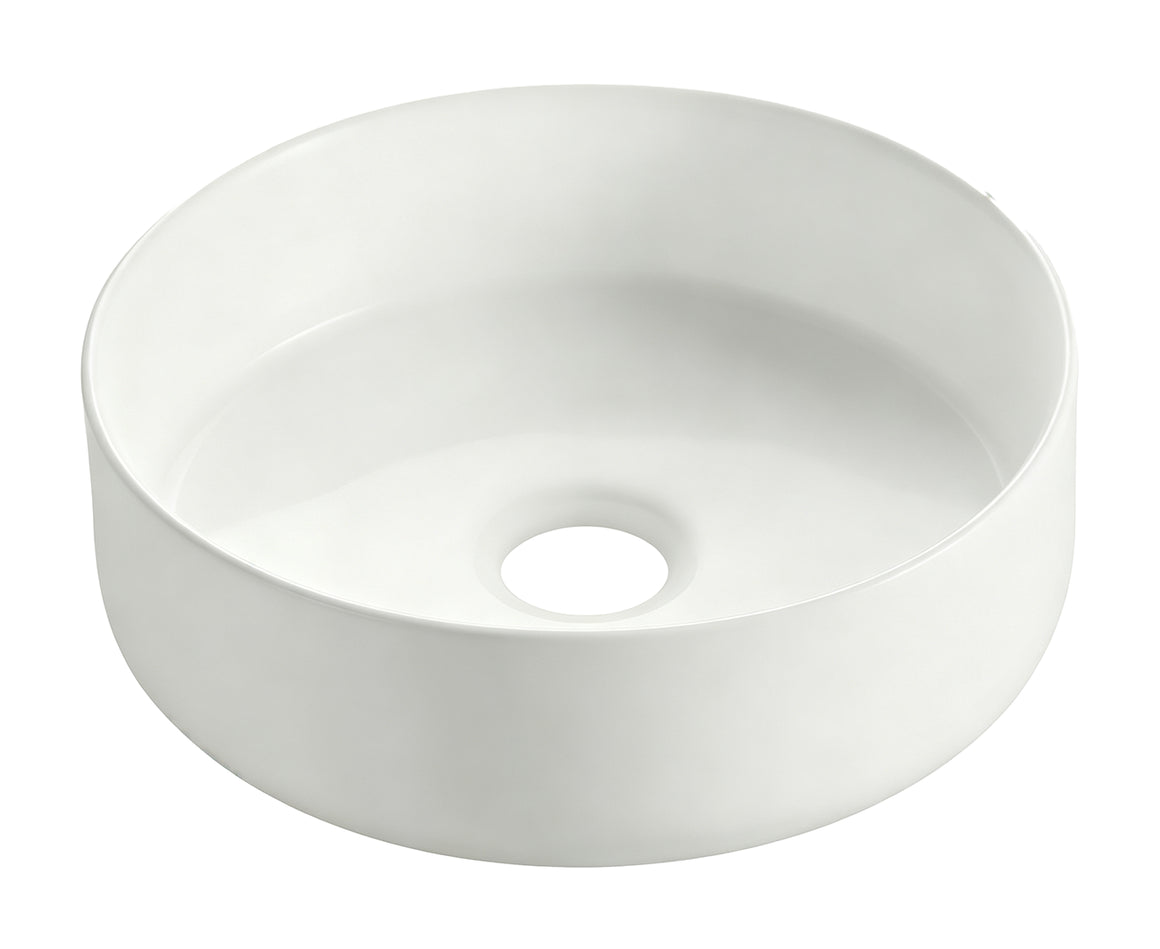 Wiesbaden Colosso waskom rond keramiek Mat wit - productfoto