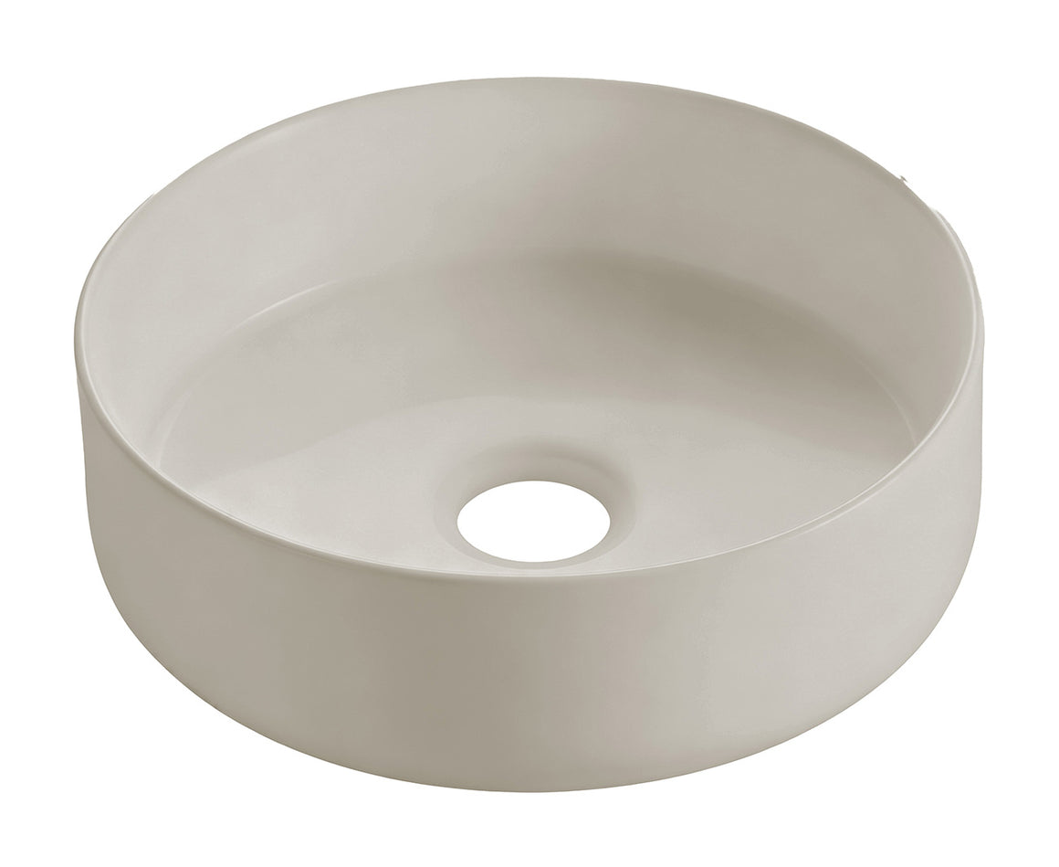 Wiesbaden Colosso waskom rond 36 x 12 cm beige - productfoto