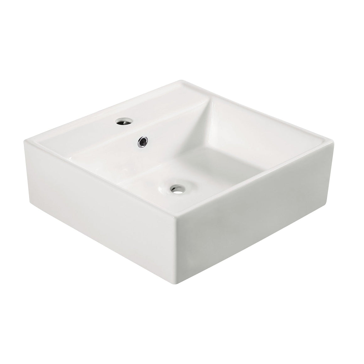 Wiesbaden Larx waskom vierkant 46 x 46 x 16,5 cm - productfoto
