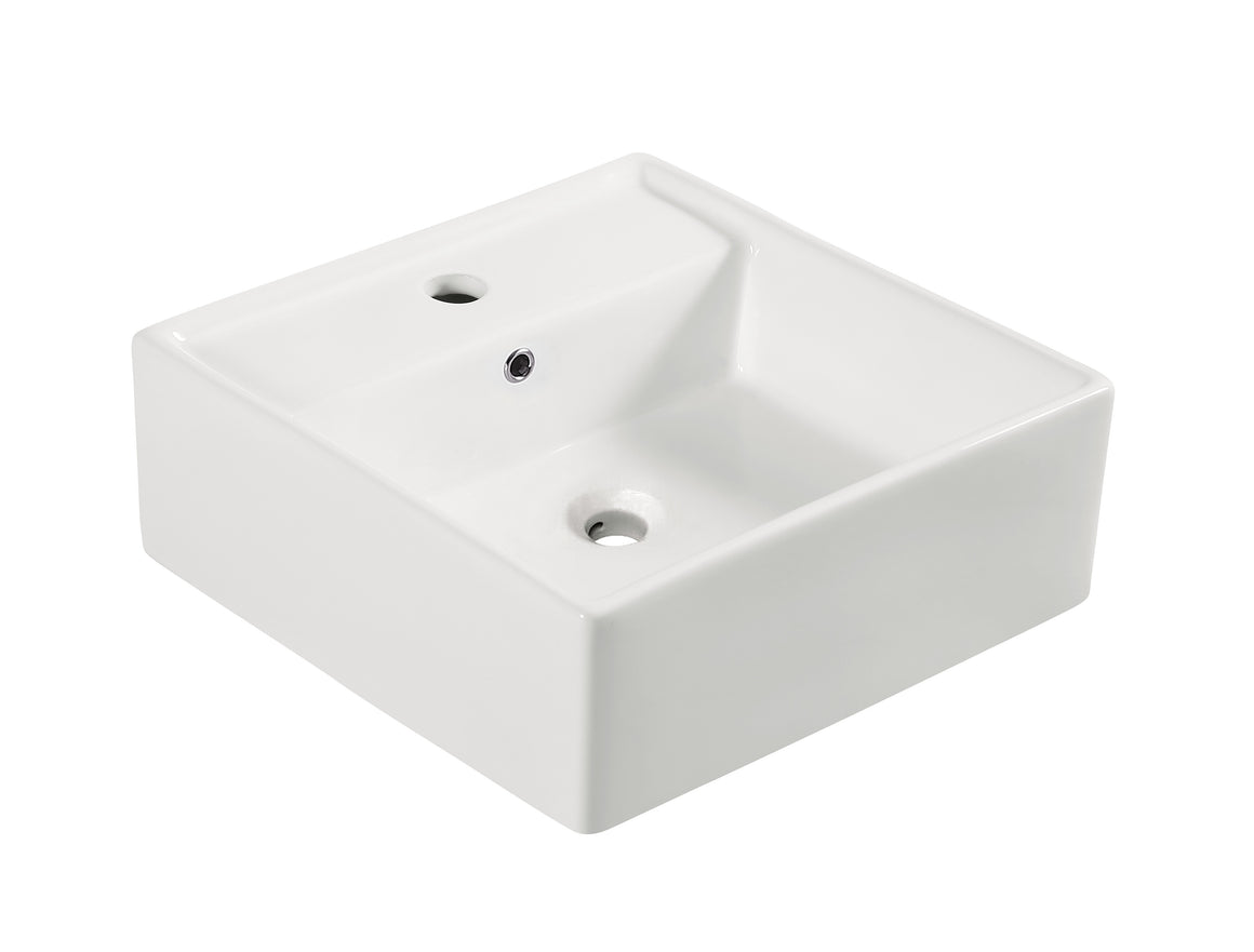 Wiesbaden Larx waskom vierkant 41 x 41 x 15 cm - productfoto