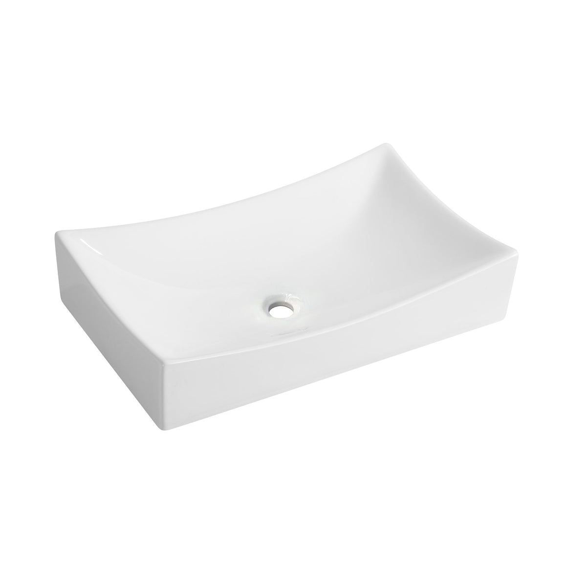 Wiesbaden Slide opzetwastafel 65,5 x 39,5 x 13,5 cm wit - productfoto