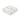 Wiesbaden Larx waskom vierkant 38,5 x 38,5 x 13 cm keramiek wit - productfoto