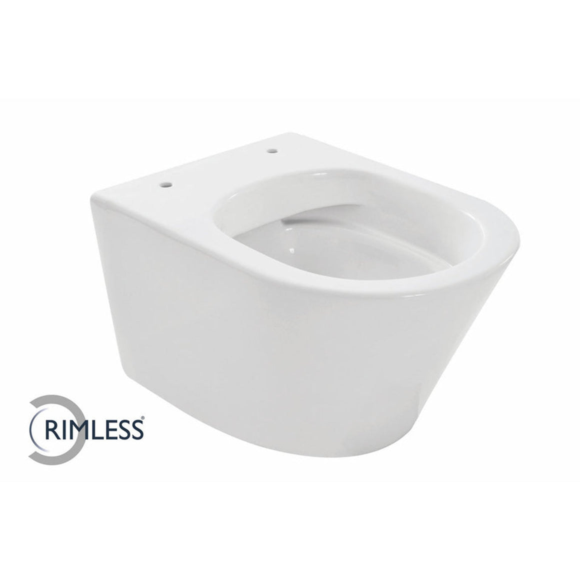 Wiesbaden Vesta Junior wandcloset rimless verkort Glans wit - productfoto