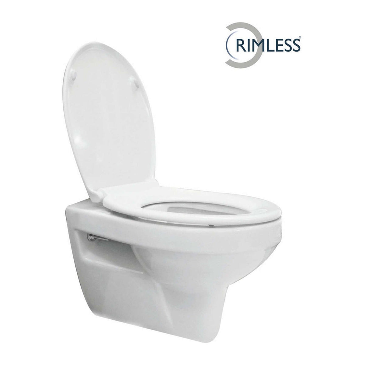 Xellanz Trevi wandcloset rimless met Ultimo 3.0 toiletzitting softclose en quick release glans wit