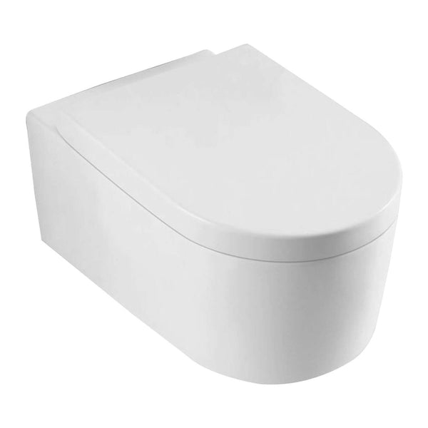 Arco toilette suspendue avec siège de toilette Arco softclose et dégagement rapide brillant blanc