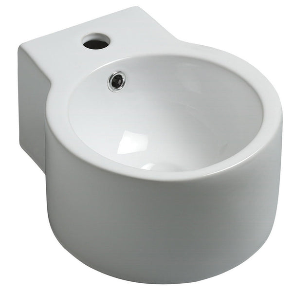 Wiesbaden Kronos fontein 32 × 27,5 × 16 cm keramiek wit
