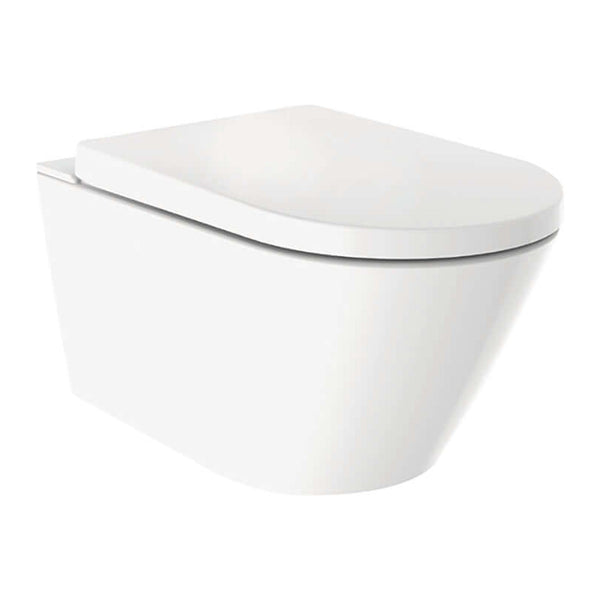 Vesta-ECO douchette sans rebord pour WC blanc