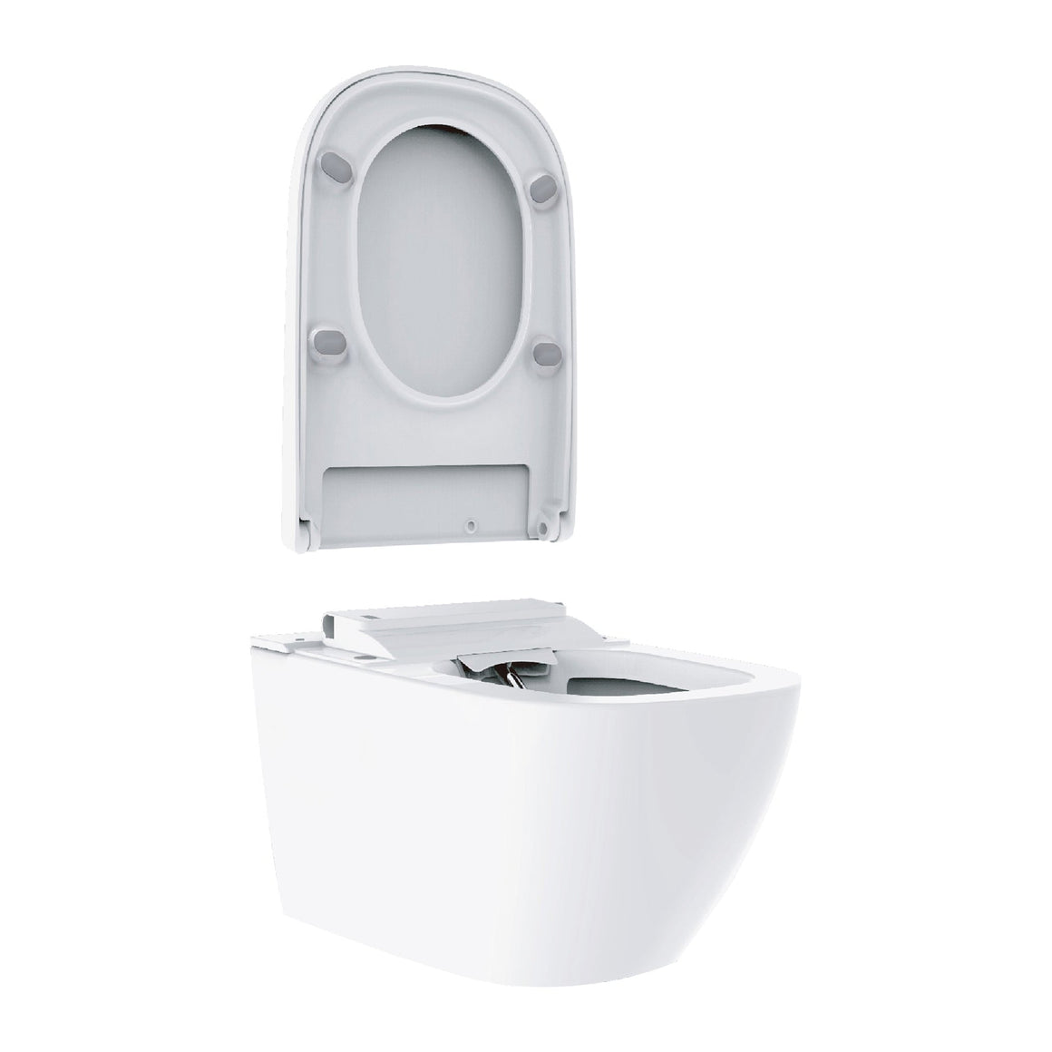 Wiesbaden Vesta douche-wc rimless glans wit - productfoto
