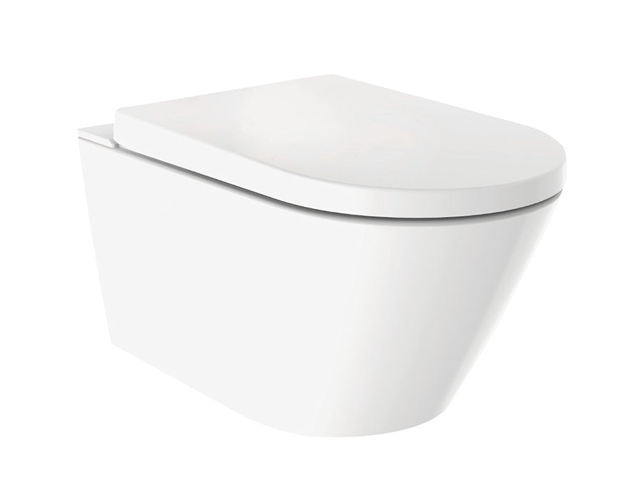 Wiesbaden Vesta douche-wc rimless glans wit - productfoto