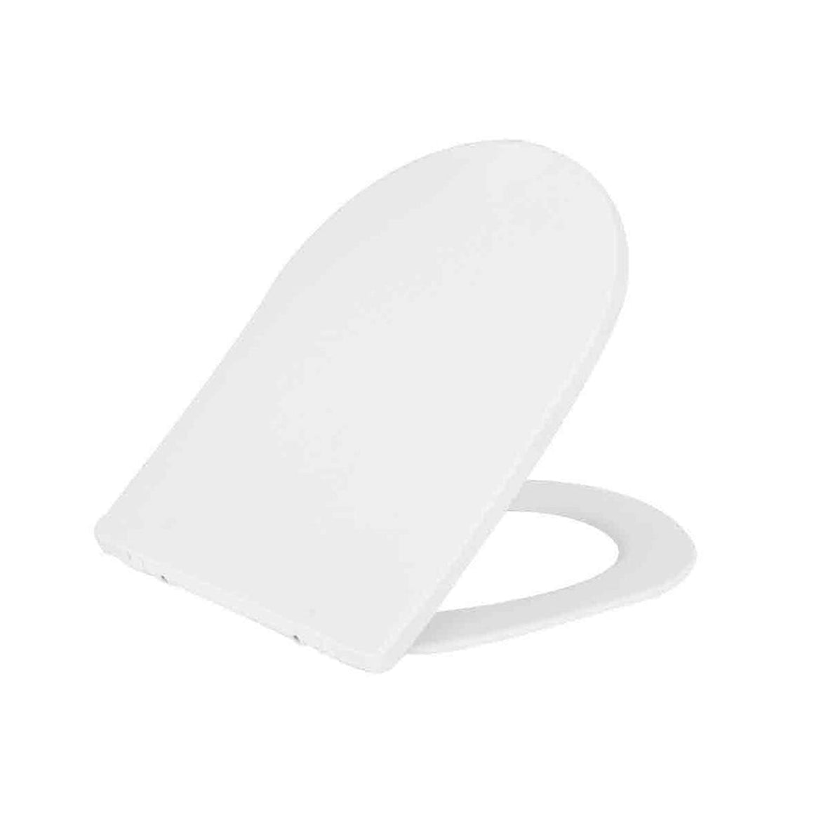 Wiesbaden Shade slim toiletzitting softclose en quick release Mat wit - productfoto