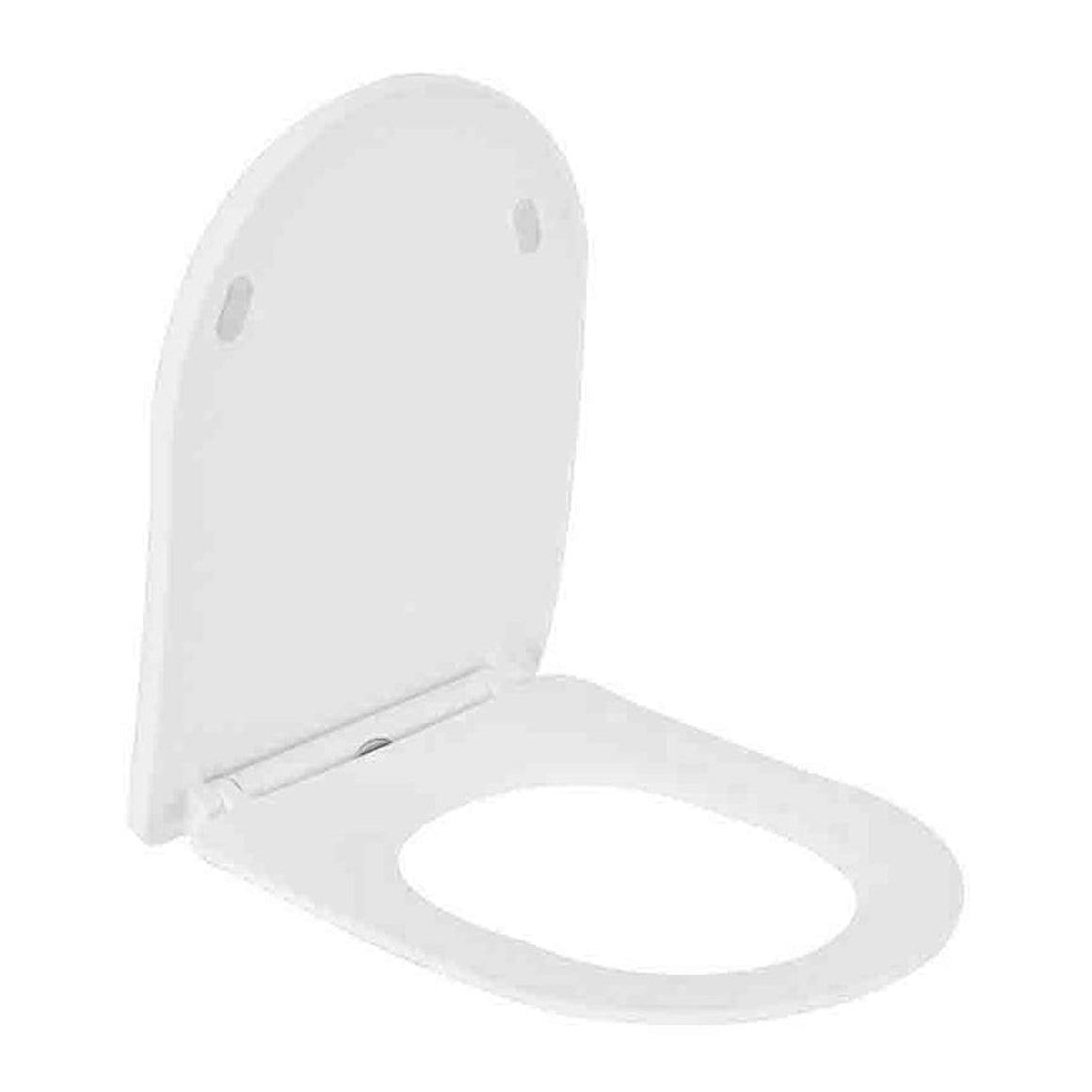 Wiesbaden Shade slim toiletzitting softclose en quick release Mat wit - productfoto