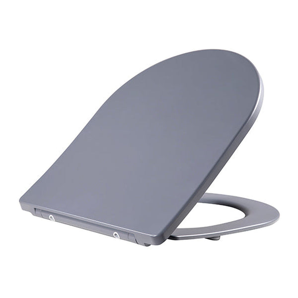 Wiesbaden Shade slim toiletzitting softclose en quick release mat grijs