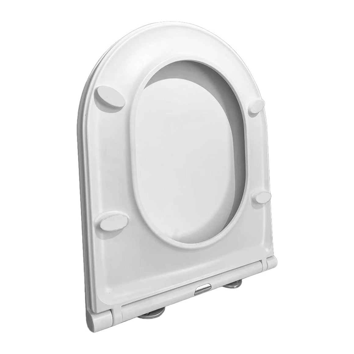 Wiesbaden Flatline toiletzitting met softclose en quick release Mat wit - productfoto