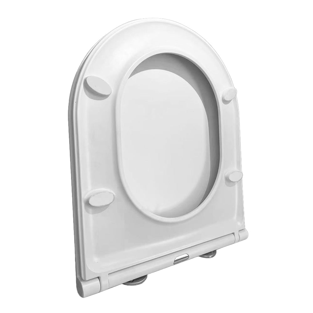 Wiesbaden Flatline toiletzitting met softclose en quick release Mat wit - productfoto