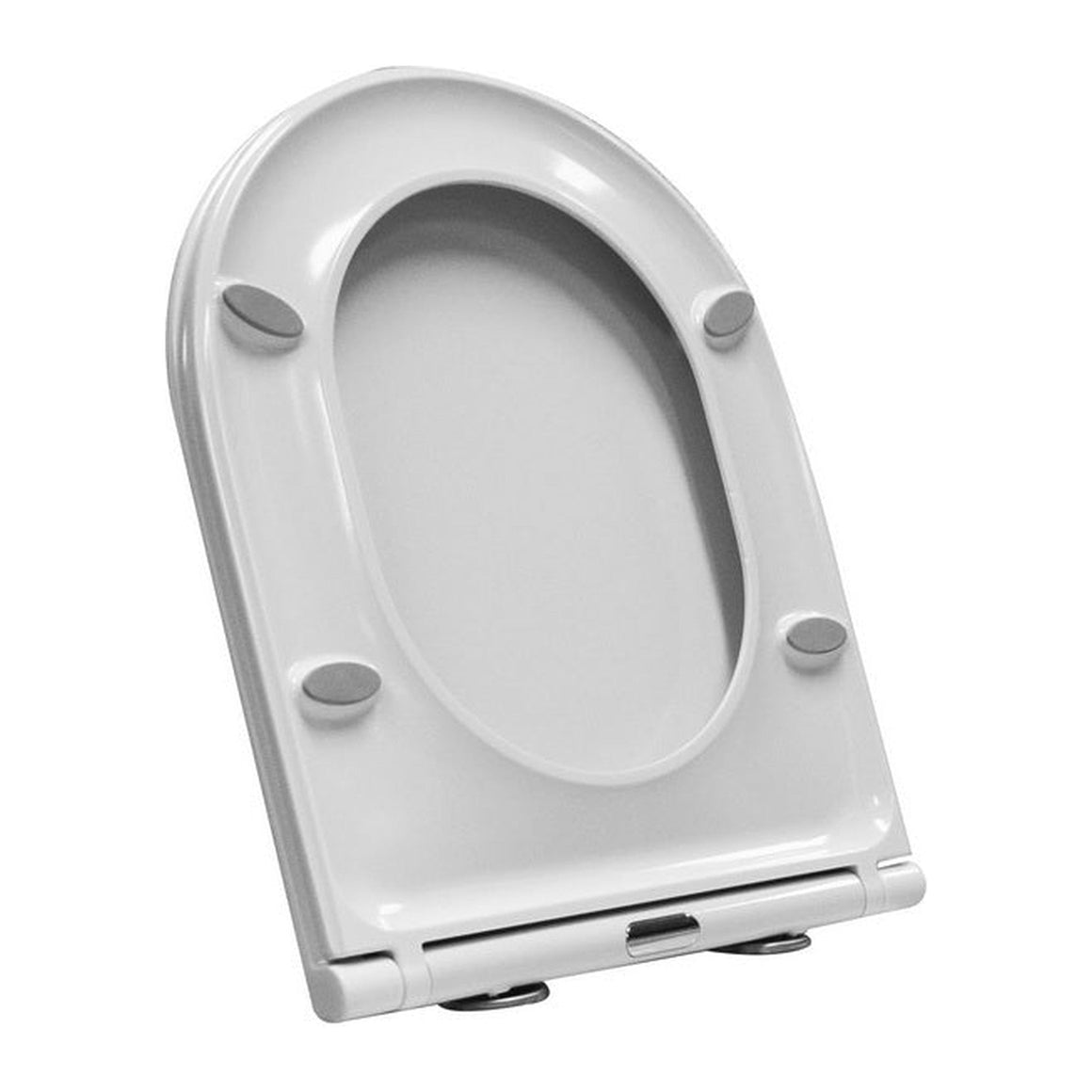 Wiesbaden Flatline toiletzitting met softclose en quick release Glans wit - productfoto