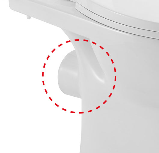 Xellanz Duoblok toilet staand rimless PK met toiletzitting glans wit