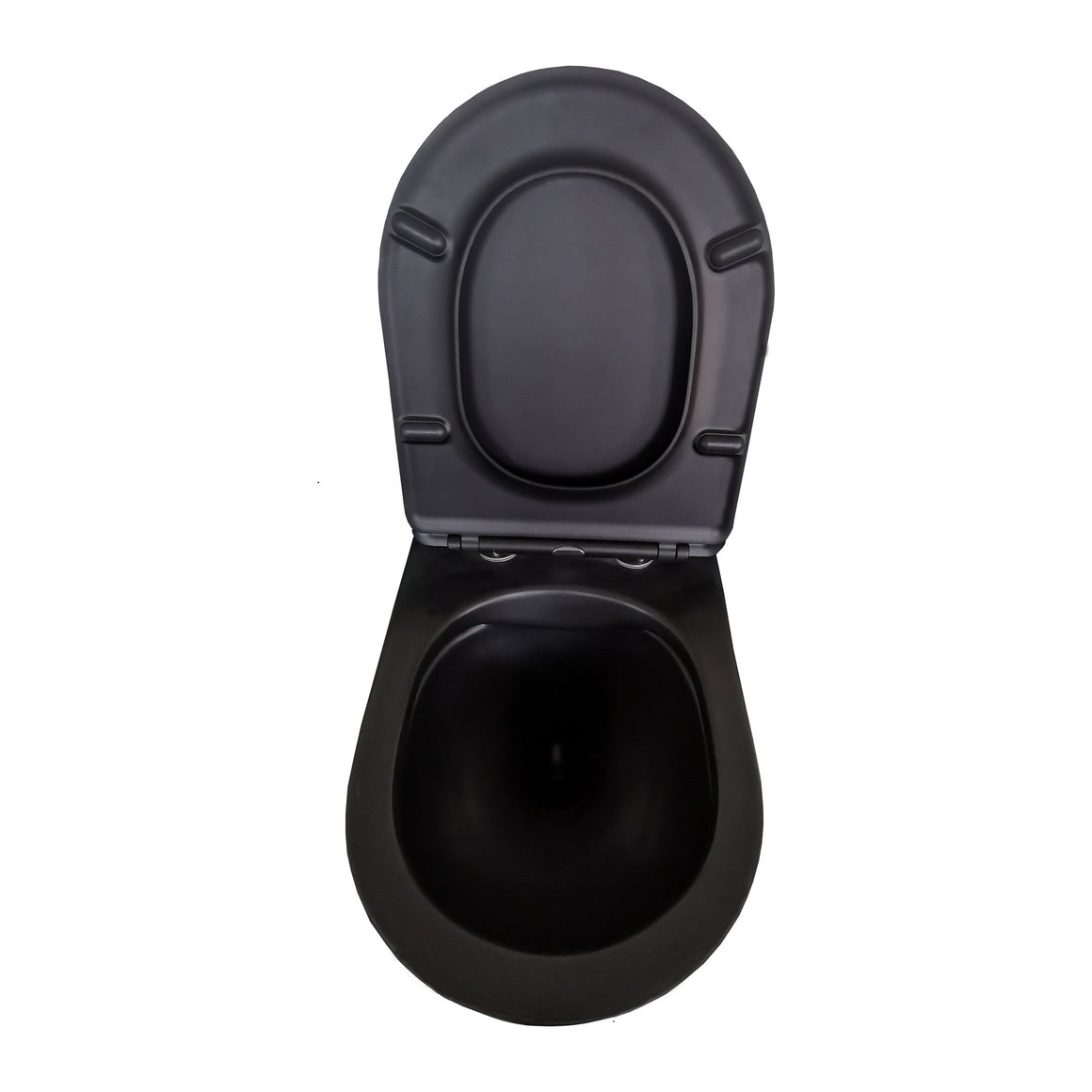 Xellanz Nibiru rimless hangtoilet Mat zwart - productfoto