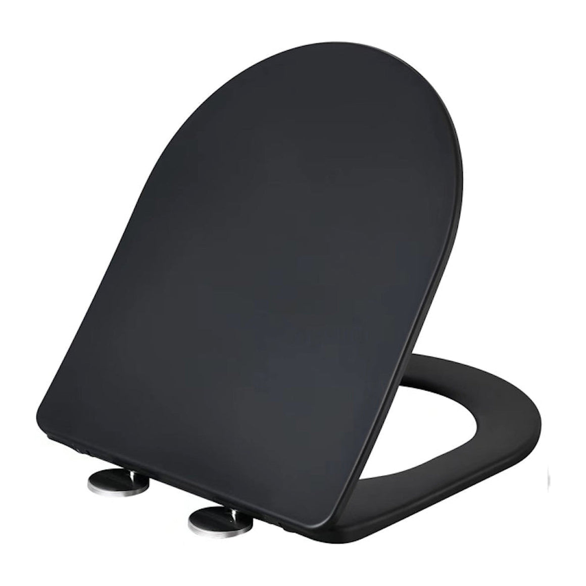 Xellanz Nibiru toiletzitting softclose en quick release – Mat zwart #kleur_mat-zwart