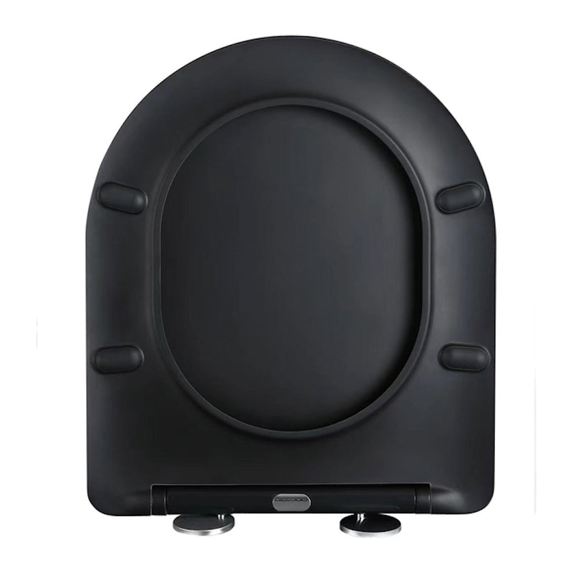 Xellanz Nibiru toiletzitting softclose en quick release – Mat zwart #kleur_mat-zwart