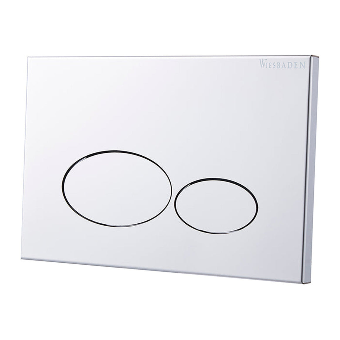 Wiesbaden X32 Metal drukplaat voor inbouwreservoir Chroom - productfoto