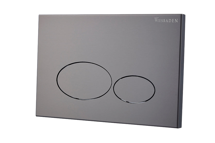 Wiesbaden X32 Metal drukplaat PVD Gunmetal - productfoto