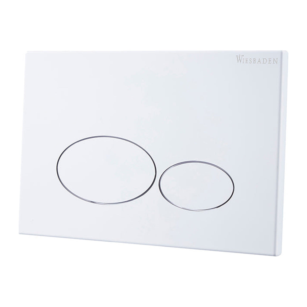 Wiesbaden X32 Metal drukplaat voor inbouwreservoir Glans wit - productfoto