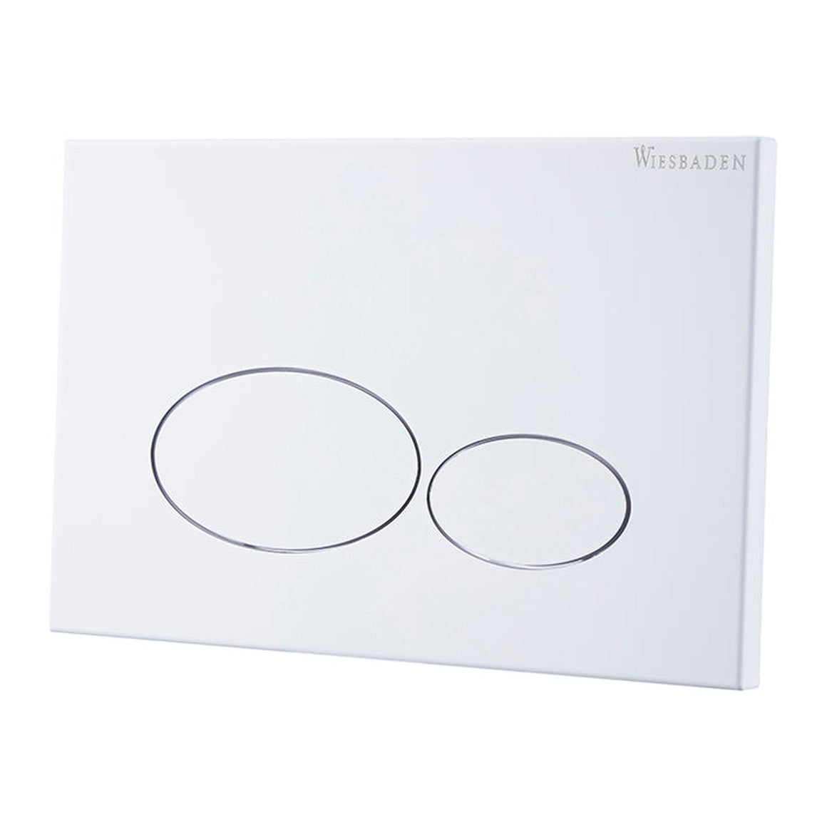 Wiesbaden X32 Metal drukplaat voor inbouwreservoir Mat wit - productfoto
