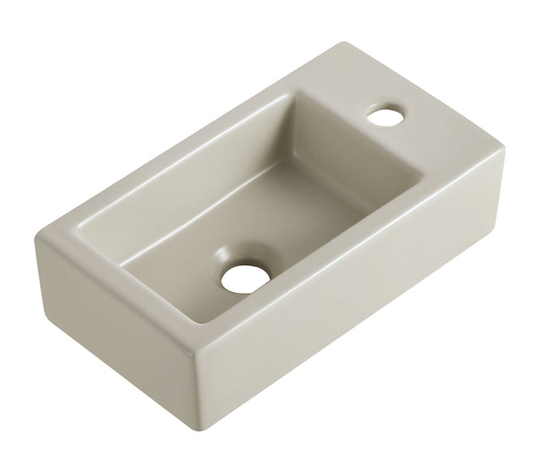 Rhea M fontein rechts 40 x 22 x 11 cm keramiek beige