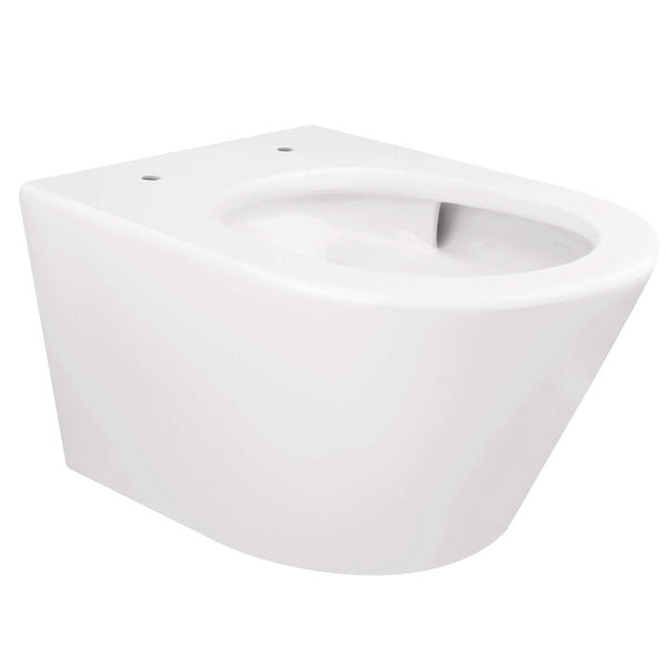 Vesta randloos wandtoilet Wiesbaden met Tornado Flush in glanzend wit