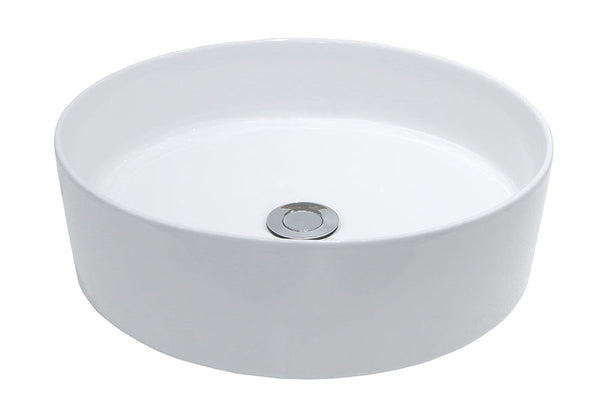 Link waskom rond 40 x 12 cm céramique mat blanc