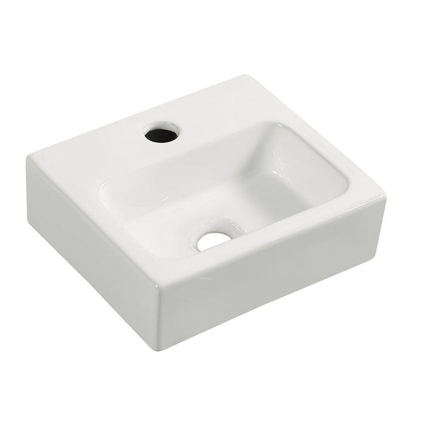 Leto mini fontaine 28 x 24, 5 x 9 cm céramique brillant blanc