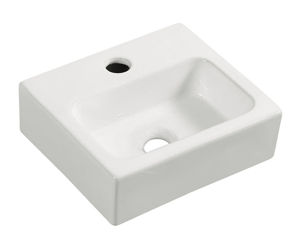 Leto mini fontaine 28 x 24, 5 x 9 cm céramique brillant blanc