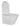 Vesta Junior Diepspoelrandloos wandtoilet met Flatline-zitting in wit voor moderne badkamers.