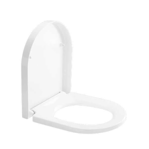 Wiesbaden Vesta-Junior Toiletbril met Soft Close Deksel in wit thermoplastisch materiaal